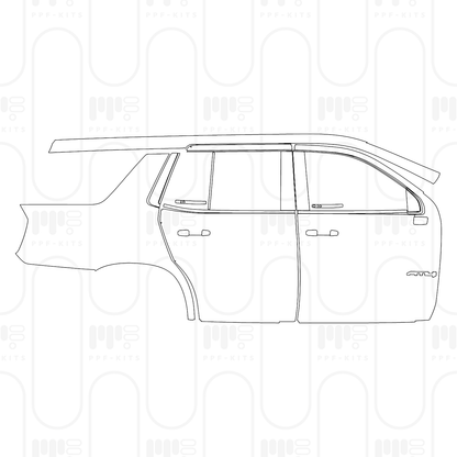 Voorgesneden PPF GMC Yukon AT4 2025