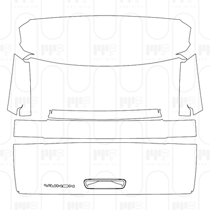 Voorgesneden PPF GMC Yukon AT4 2025