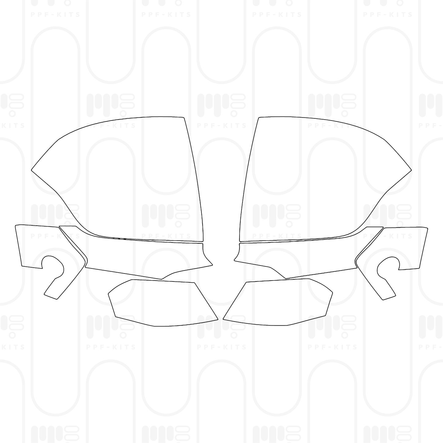 Voorgesneden PPF GMC Yukon AT4 2025