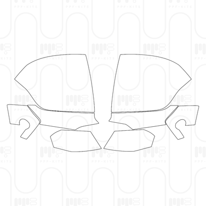 Voorgesneden PPF GMC Yukon AT4 2025