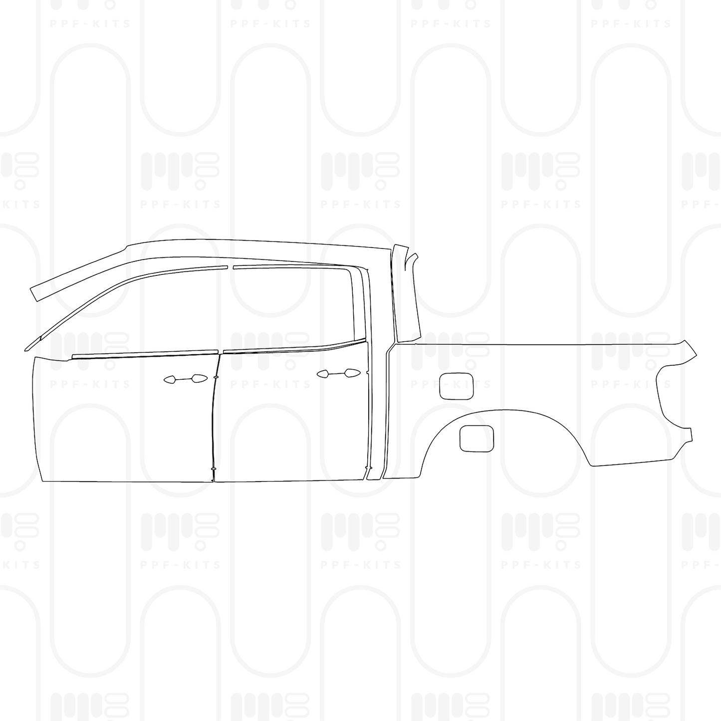 Voorgesneden PPF Honda Ridgeline TrailSport 2025