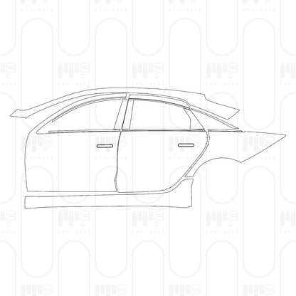 Voorgesneden PPF Hyundai IONIQ 6 (US) SE 2025