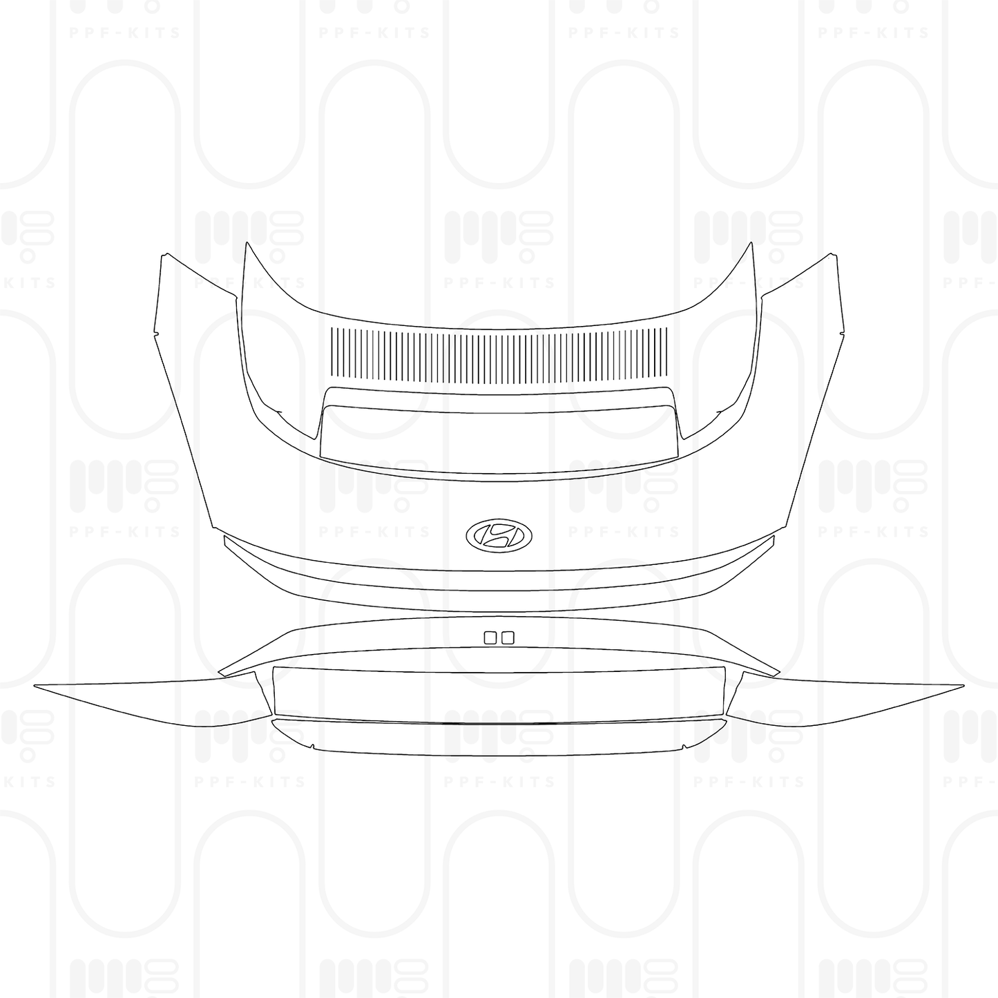 Voorgesneden PPF Hyundai IONIQ 6 (US) SE 2025