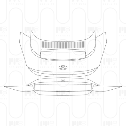 Voorgesneden PPF Hyundai IONIQ 6 (US) SE 2025