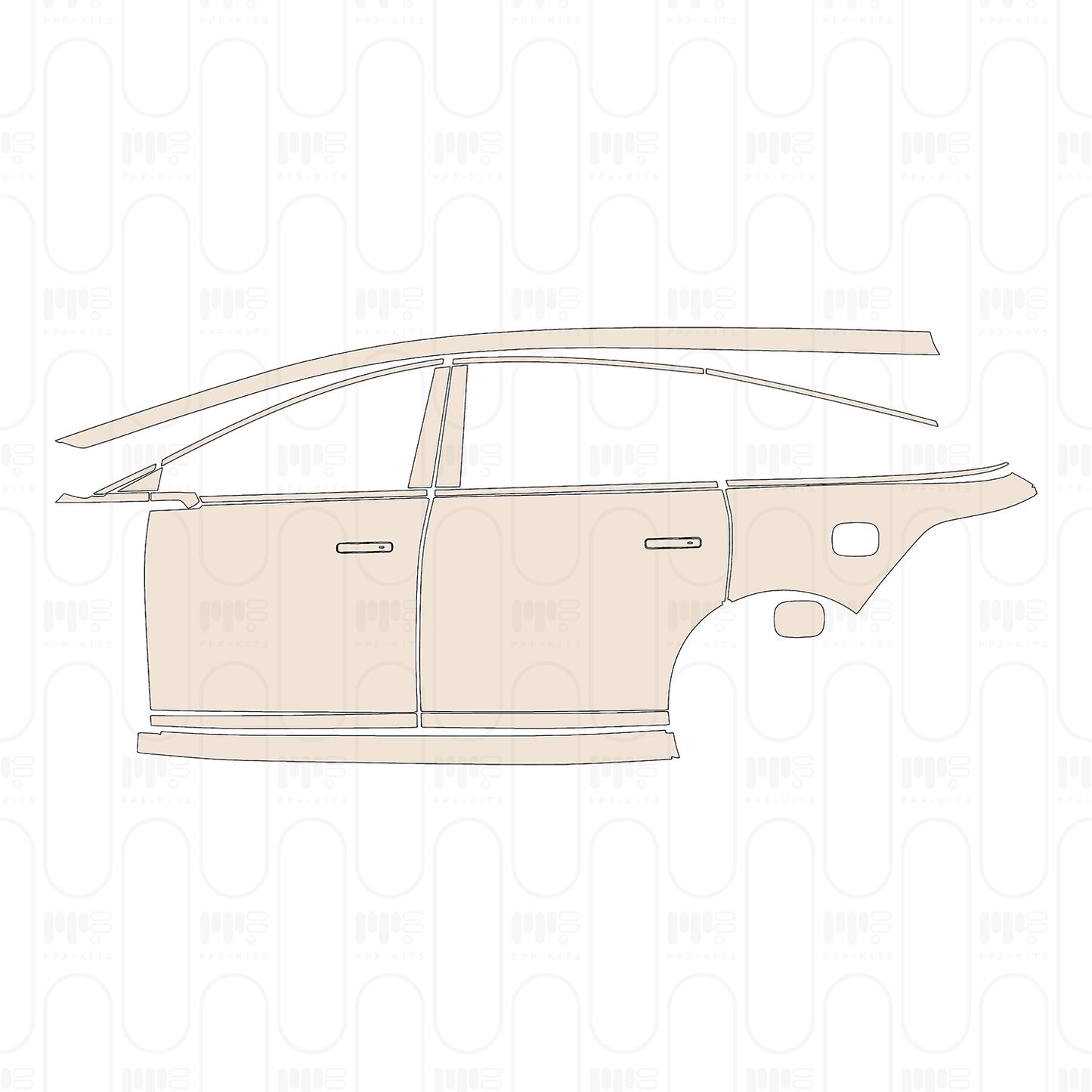 Voorgesneden PPF Li Auto i8 2025