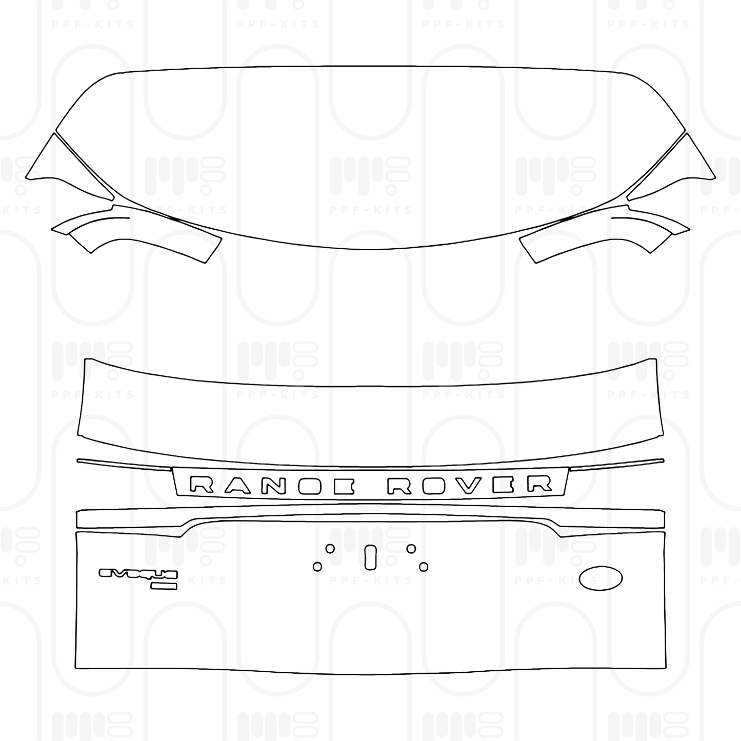 Voorgesneden PPF Land Rover Range Rover Evoque Standard Wheelbase Autobiography 2026