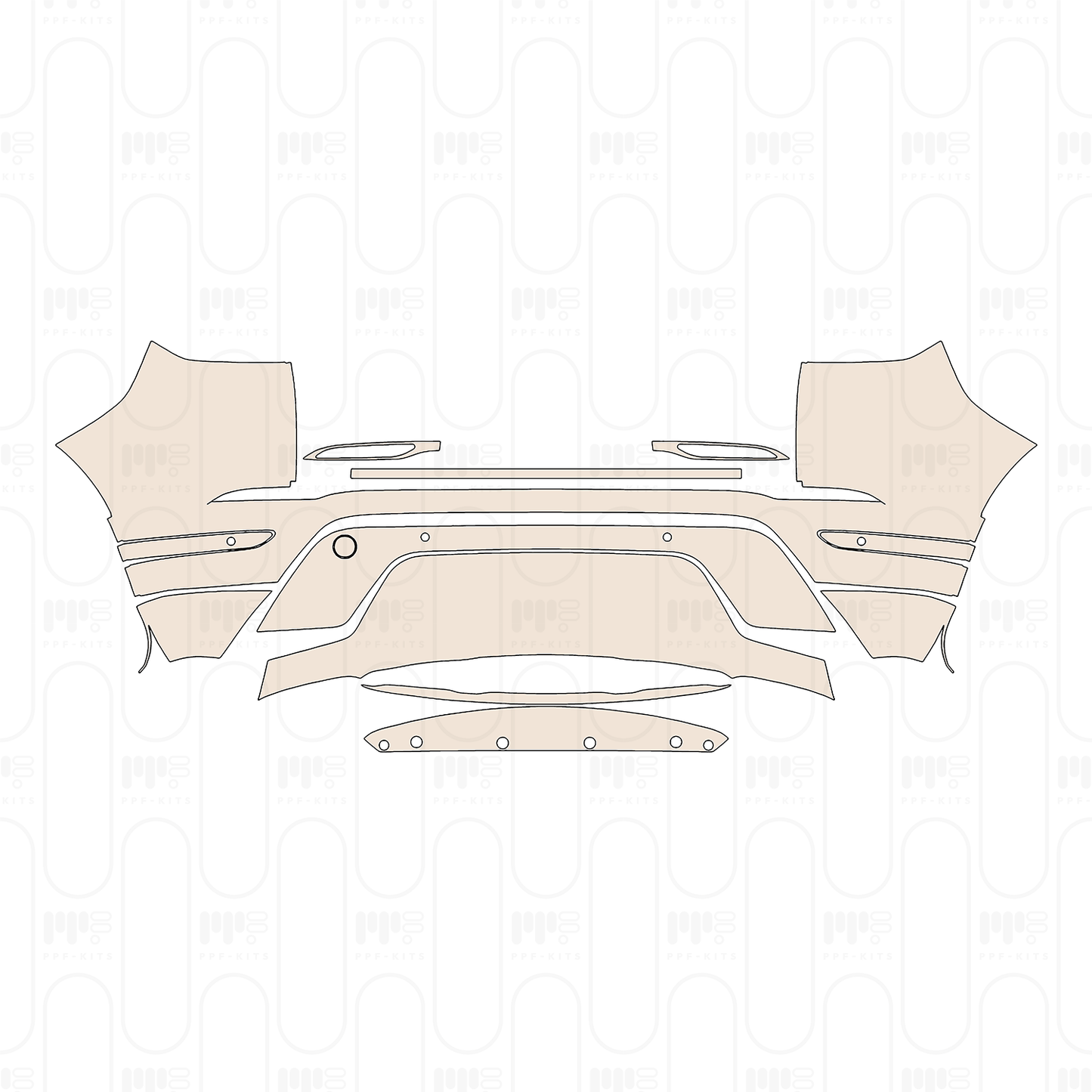 Voorgesneden PPF Land Rover Range Rover Evoque Standard Wheelbase Base 2026