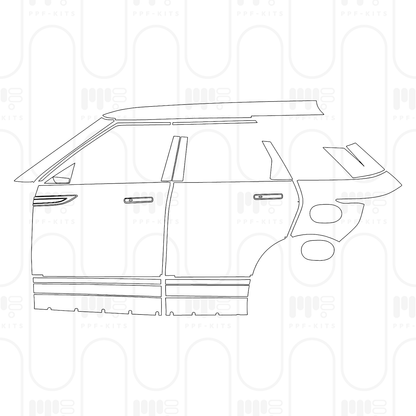 Voorgesneden PPF Land Rover Range Rover Evoque Standard Wheelbase Autobiography 2026