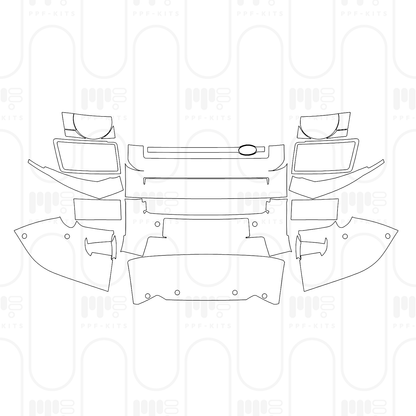 Voorgesneden PPF Land Rover Defender 110 X 2025