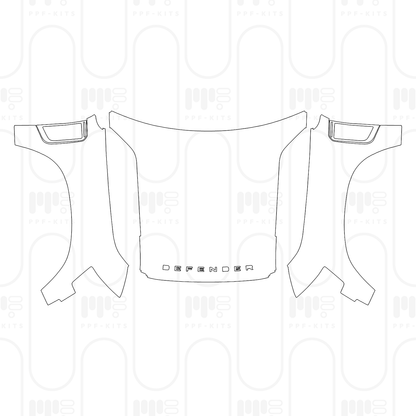 Voorgesneden PPF Land Rover Defender 110 X 2025