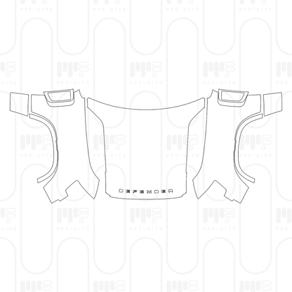 Voorgesneden PPF Land Rover Defender 110 X 2025