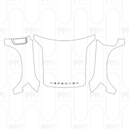 Voorgesneden PPF Land Rover Defender 110 X 2025