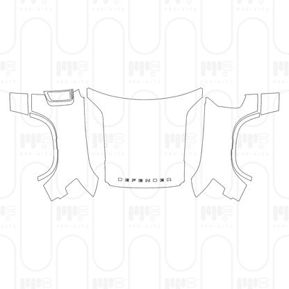 Voorgesneden PPF Land Rover Defender 110 X 2025