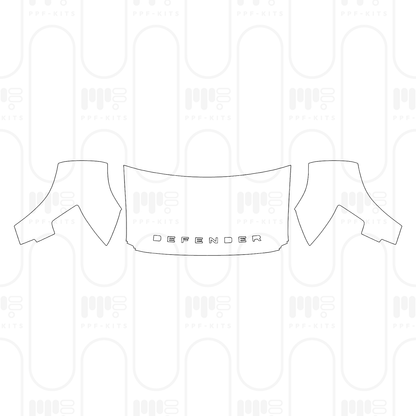 Voorgesneden PPF Land Rover Defender 110 X 2025