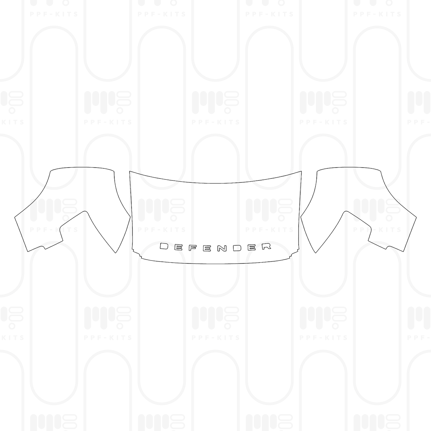 Voorgesneden PPF Land Rover Defender 110 X 2025
