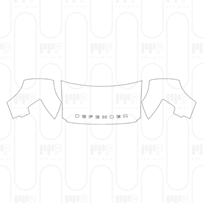 Voorgesneden PPF Land Rover Defender 110 X 2025