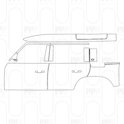 Voorgesneden PPF Land Rover Defender 110 X 2025