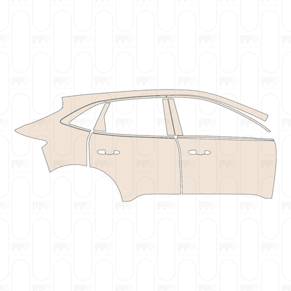 (right) Door+Side Skirt+Rear Fender
