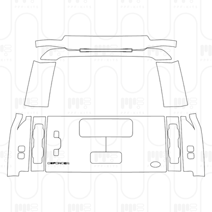 Voorgesneden PPF Land Rover Defender 110 X 2025