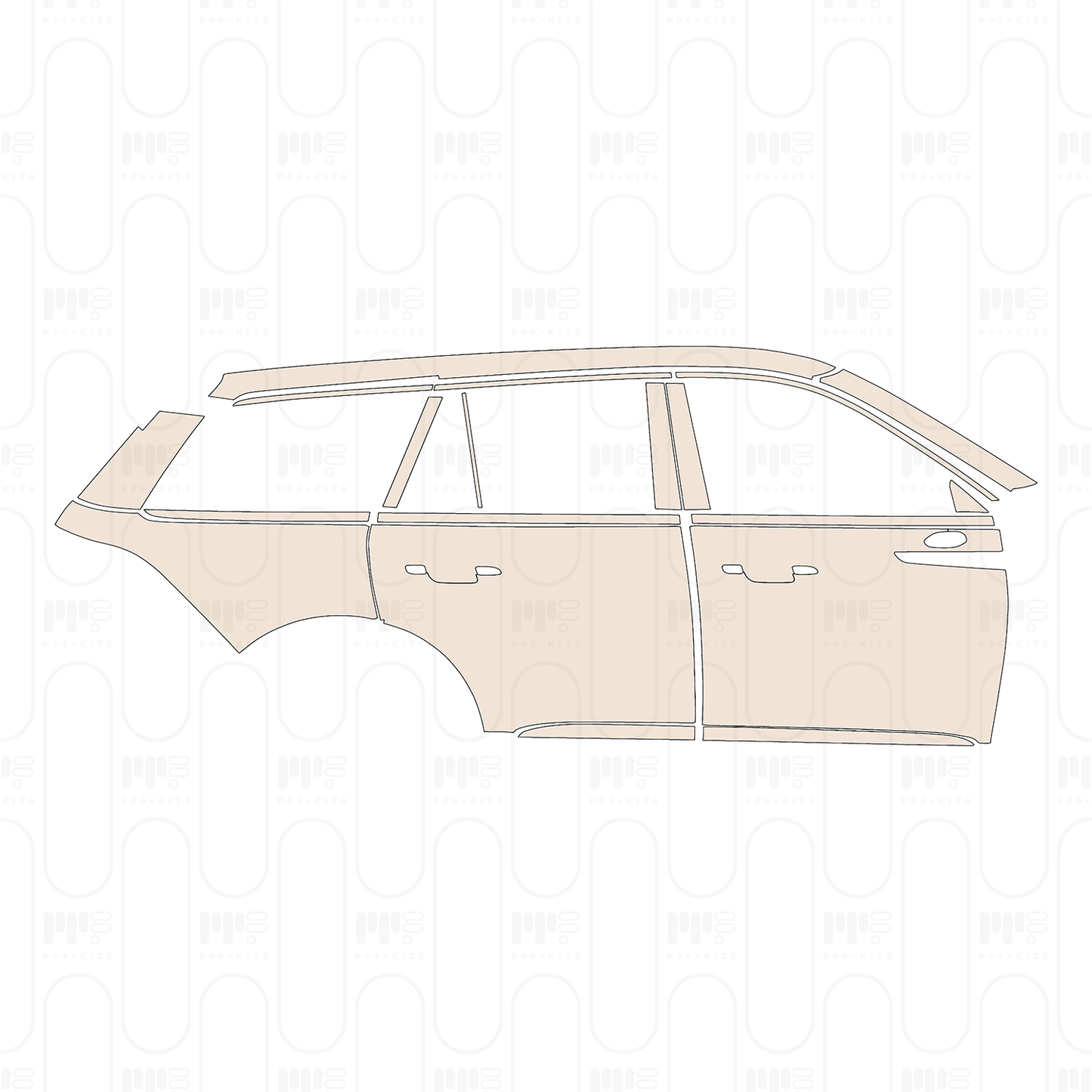 (right) Door+BC-Pillar+Rear Fender