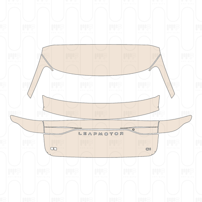 Trunk Lid with "LEAPMOTOR" & "C11" Emblems