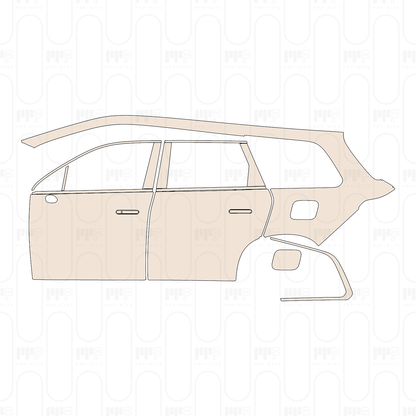 (left) Door+Rear Fender+Side Skirt