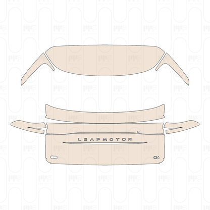 Trunk Lid with "LEAPMOTOR" & "C16" Emblems