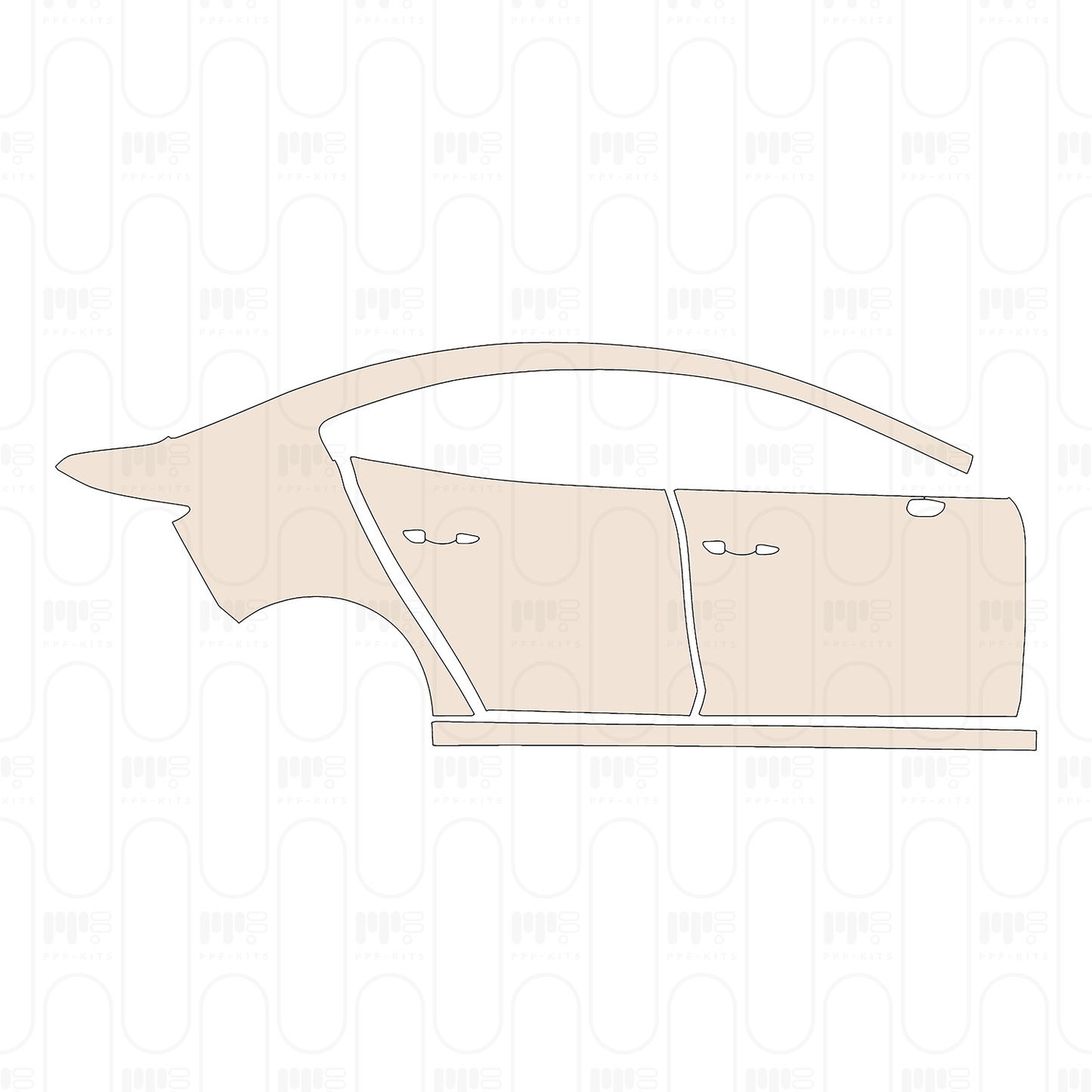 (right) Door+Side Skirt+Rear Fender