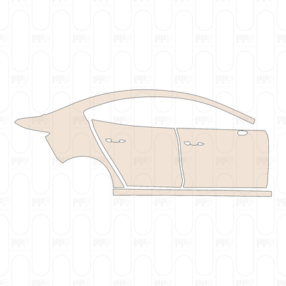 (right) Door+Side Skirt+Rear Fender