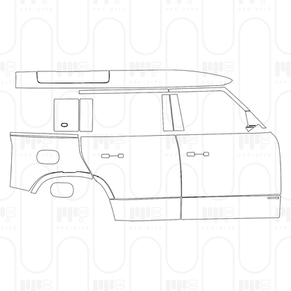 Voorgesneden PPF Land Rover Defender 110 X 2025