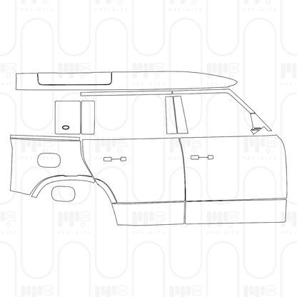 Voorgesneden PPF Land Rover Defender 110 X-Dynamic 2025