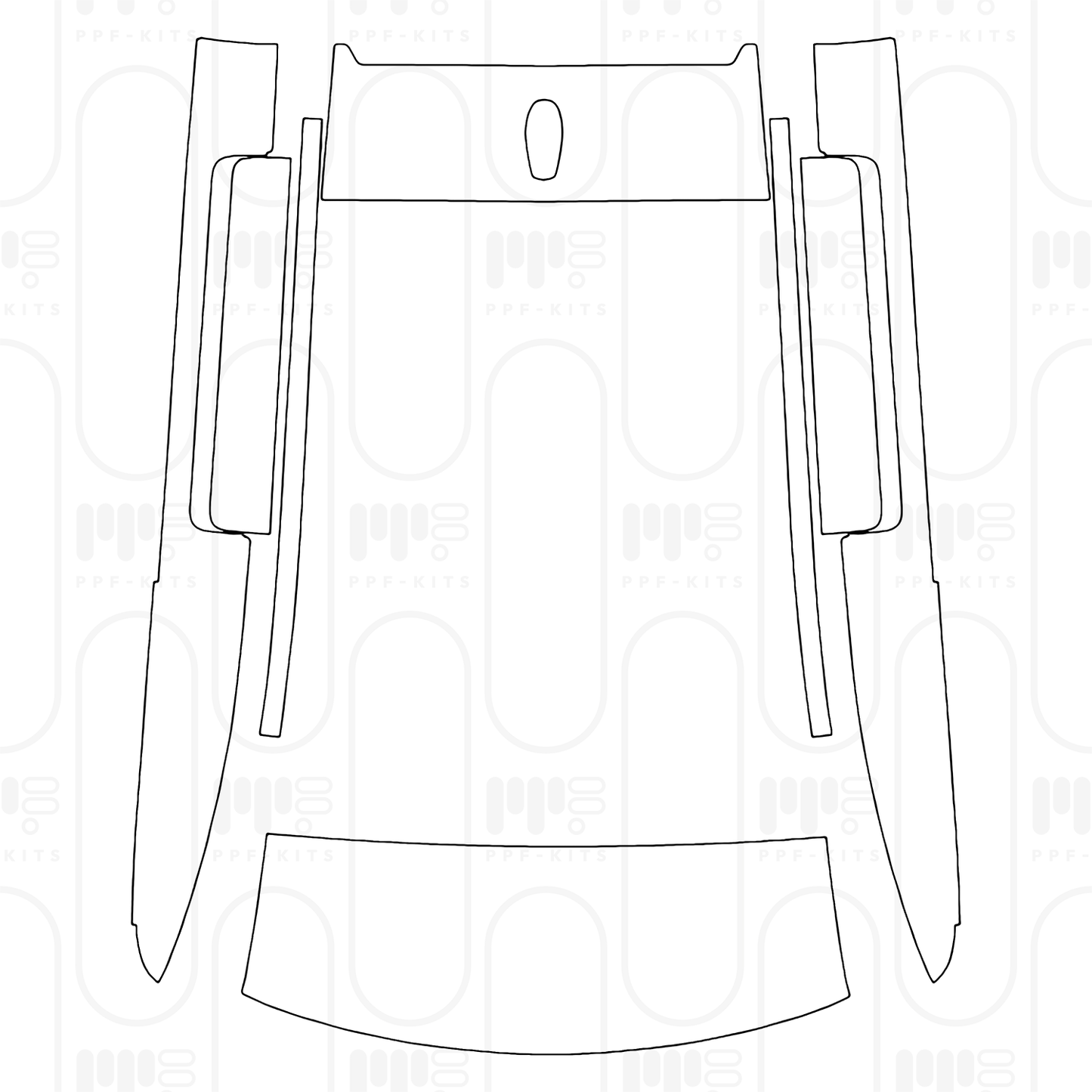 Voorgesneden PPF Land Rover Defender 90 X 2025