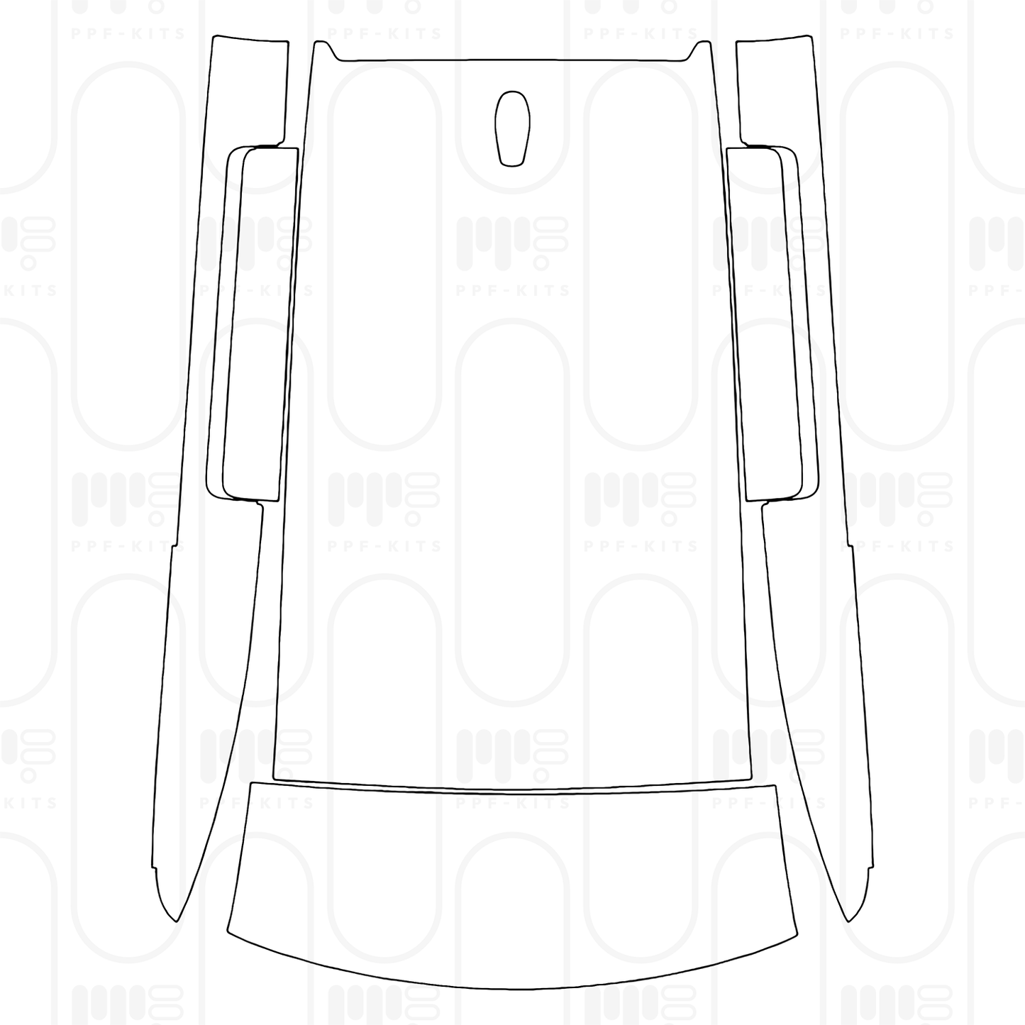 Voorgesneden PPF Land Rover Defender 90 X 2025