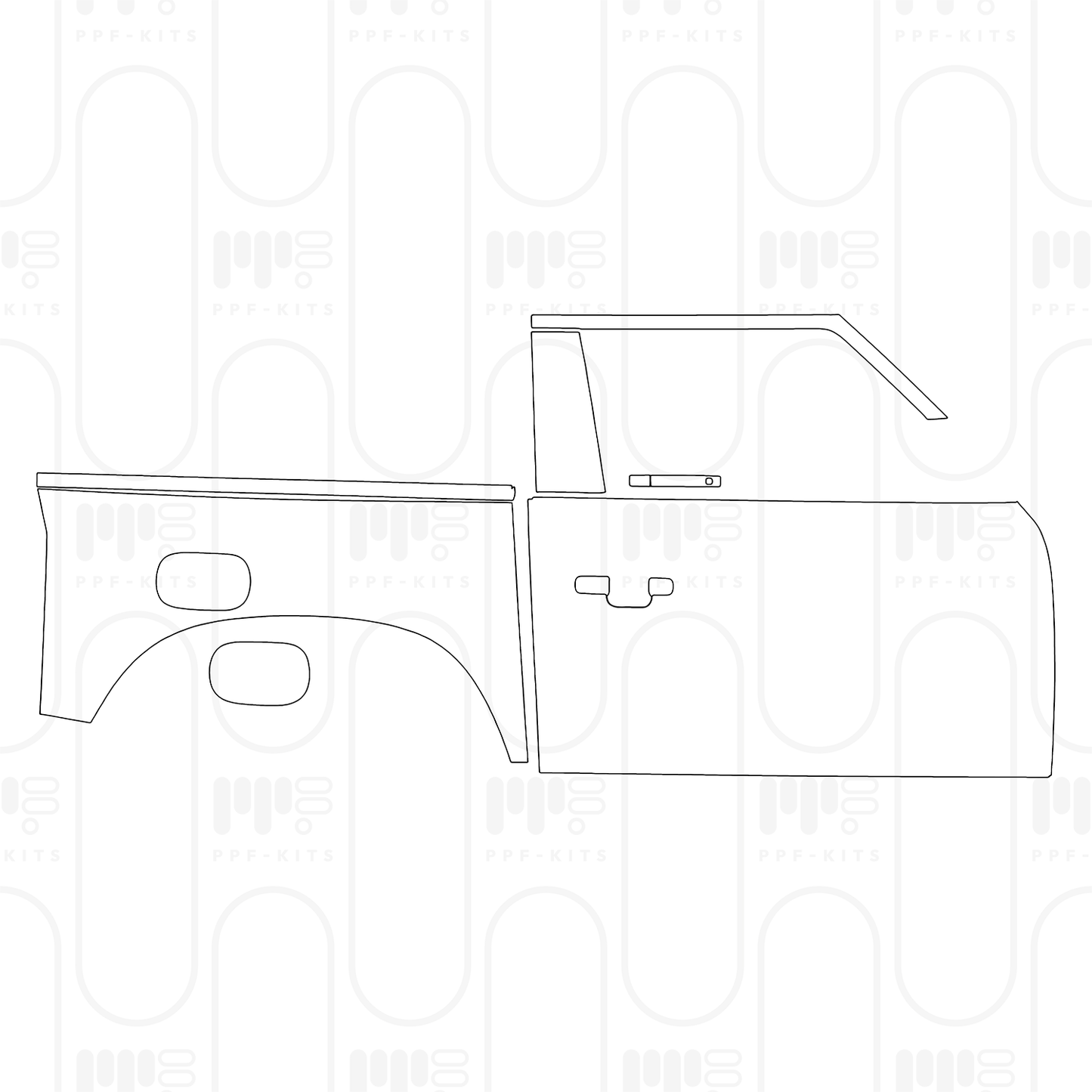 Voorgesneden PPF Land Rover Defender 90 X 2025