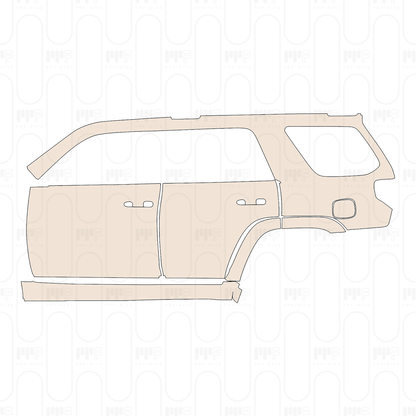 (left) Door+Side Skirt+Rear Fender