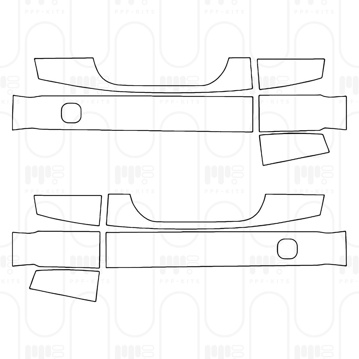 Voorgesneden PPF Land Rover Defender 90 X 2025