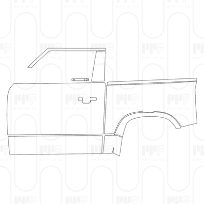 Voorgesneden PPF Land Rover Defender 90 X-Dynamic 2025
