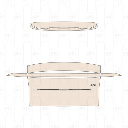Trunk Lid with "Xiaopeng" & "X9" Emblems