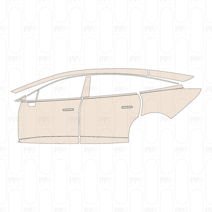 (left) Door+Side Skirt+Rear Fender