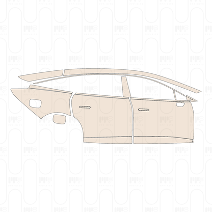 (right) Door+Side Skirt+Rear Fender
