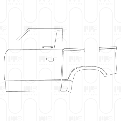 Voorgesneden PPF Land Rover Defender 90 X-Dynamic 2025