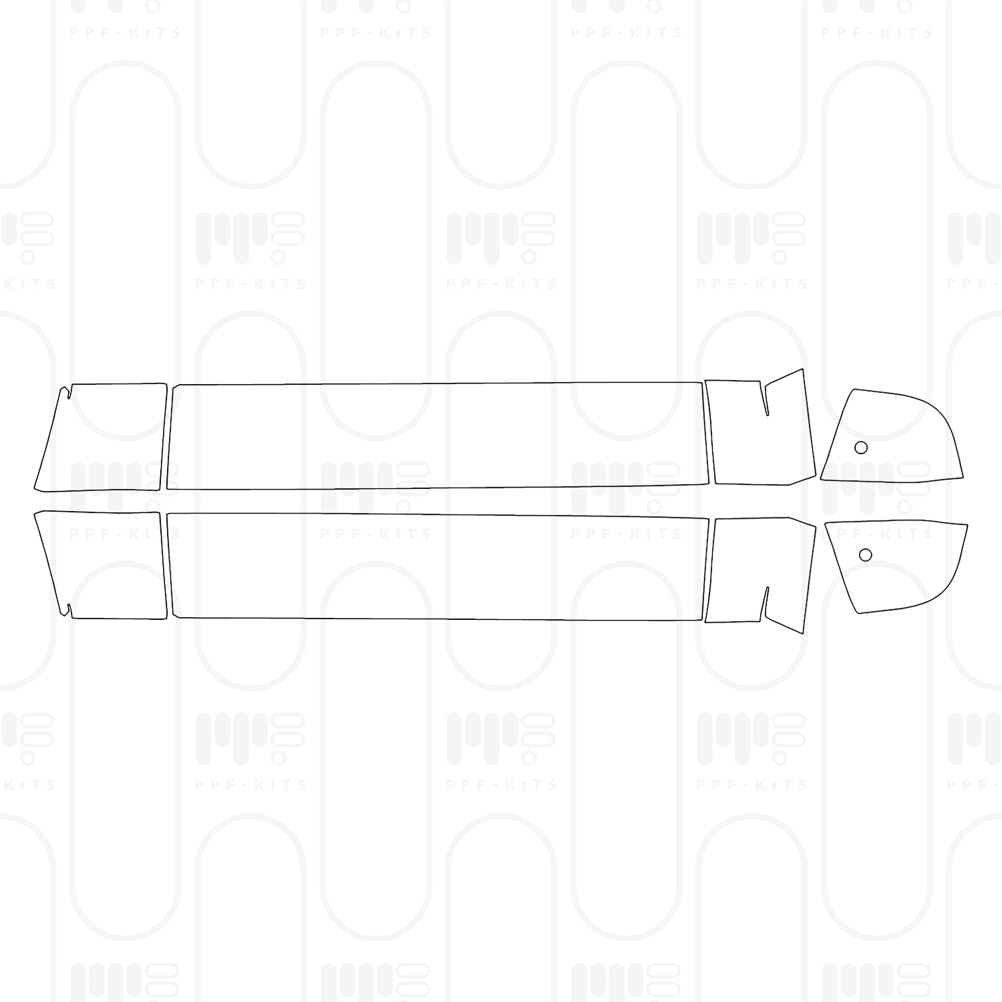 Voorgesneden PPF Land Rover Defender 90 X-Dynamic 2025