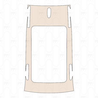 Roof with roof rack