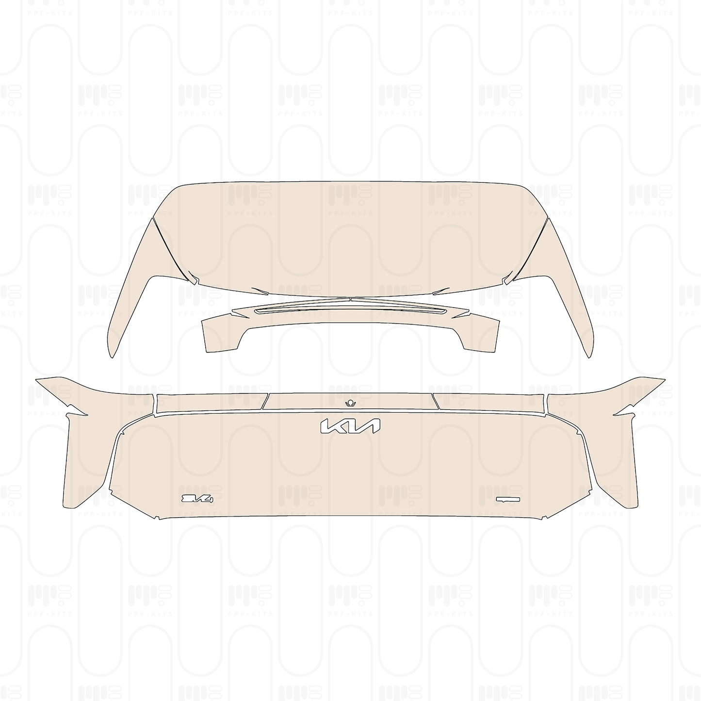 Trunk Lid with "EV4" & "GT-Line" Emblems