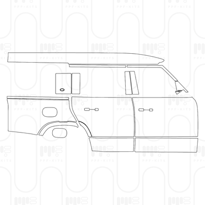 Voorgesneden PPF Land Rover Defender 130 X-Dynamic 2025
