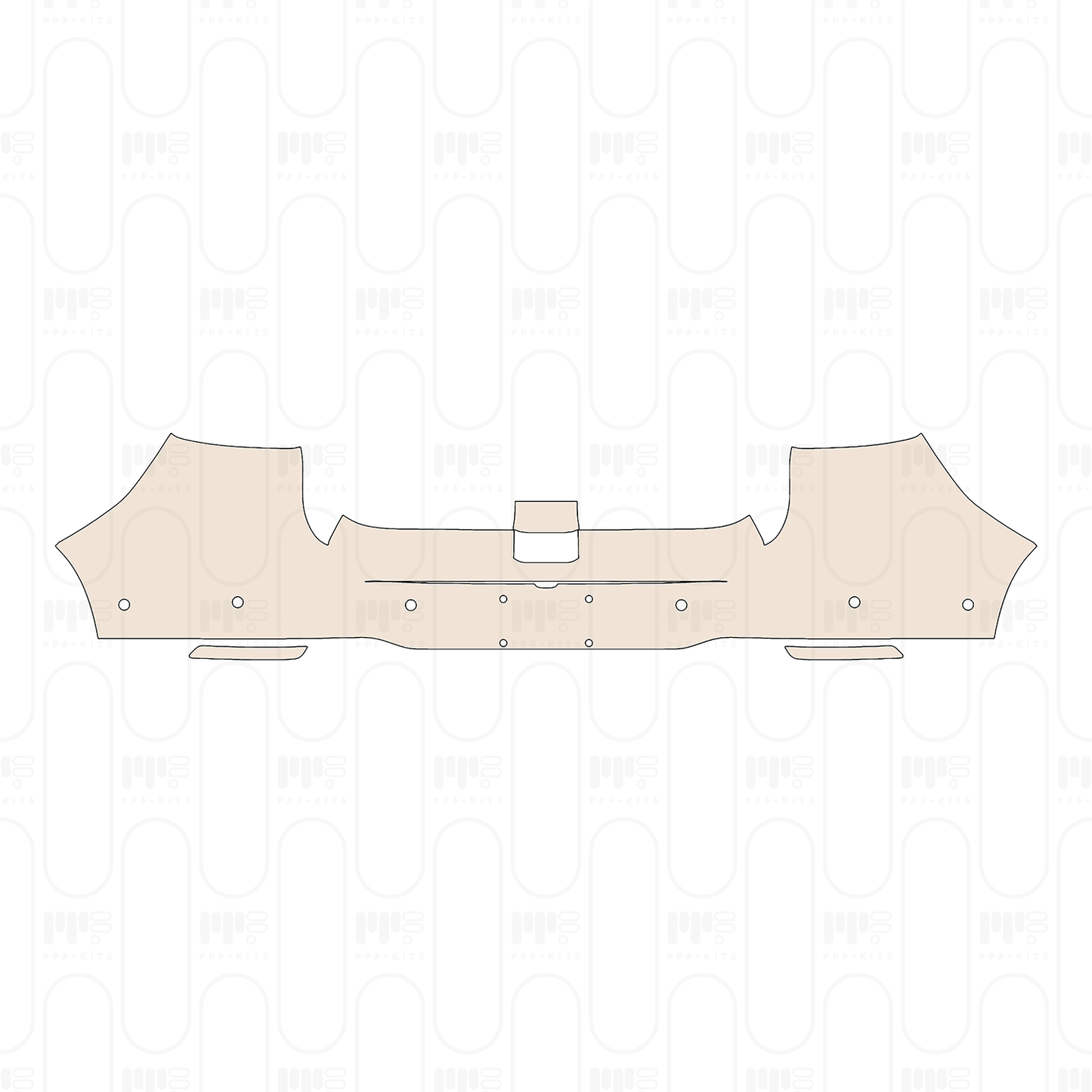 Rear Bumper with 6 PDC (Parking Sensors)