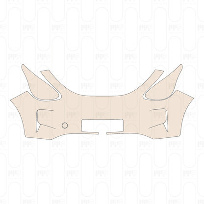 Bumper+Headlamp The size of the license plate frame is approximately 51 cm × 16 cm.