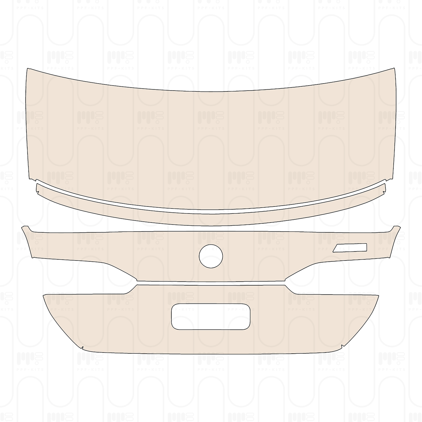 Trunk Lid with "M5" Emblem