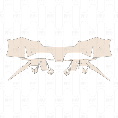 Rear Bumper with 6 PDC (Parking Sensors)