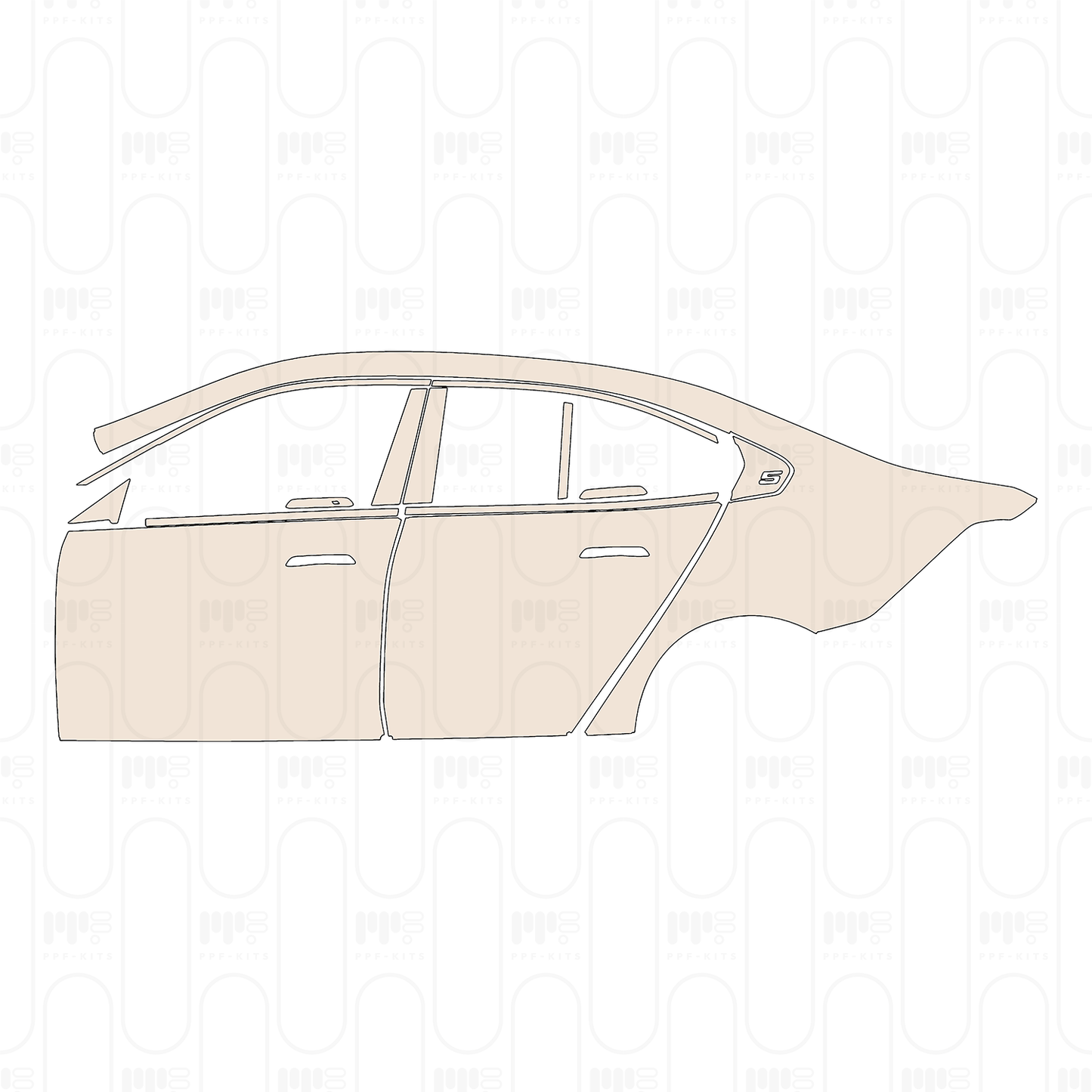 (left) Door+Rear Fender+Side Skirt